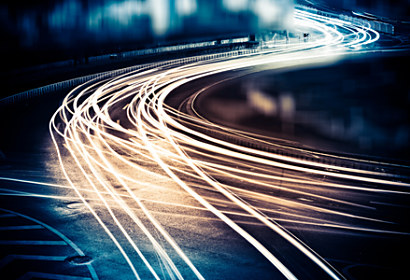 Fototapeta Highway lights 24322